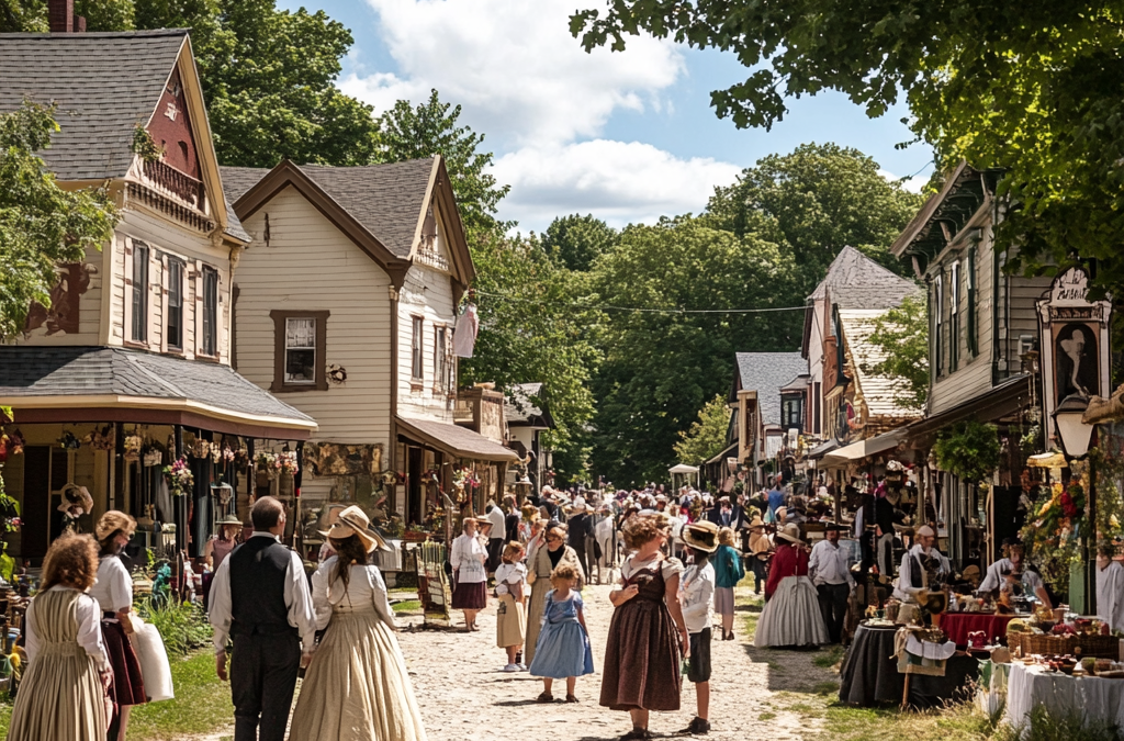 Step Back in Time in Northville, Michigan: Unveiling the New Mill Race Village at the Victorian Festival